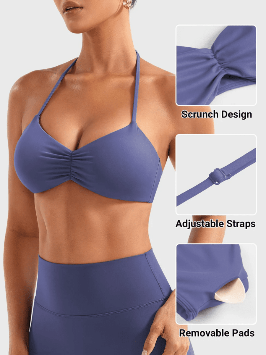 ALINA™ Soft Halter Bra - LEVEFIT