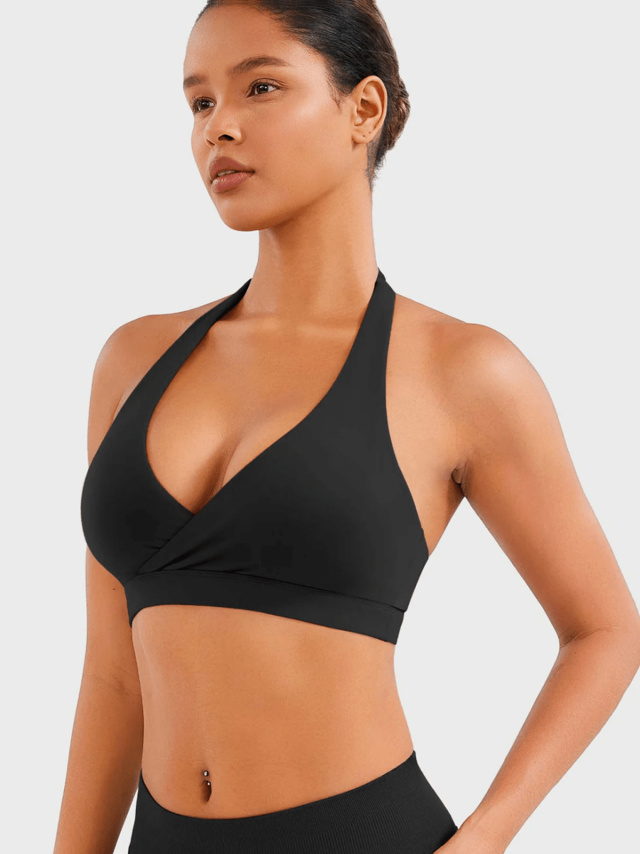 AMÍLIE™ SoftLift Halter Sports Bra - LEVEFIT