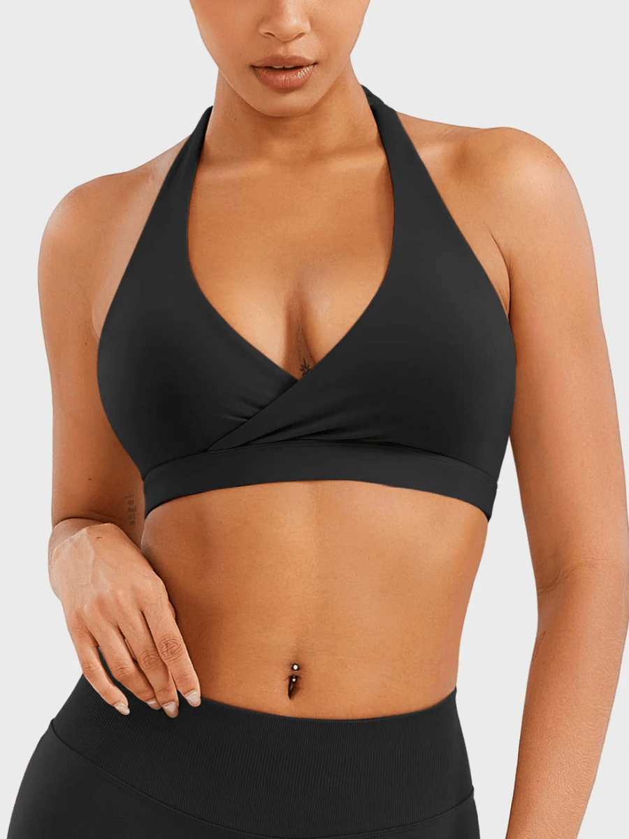 AMÍLIE™ SoftLift Halter Sports Bra - LEVEFIT
