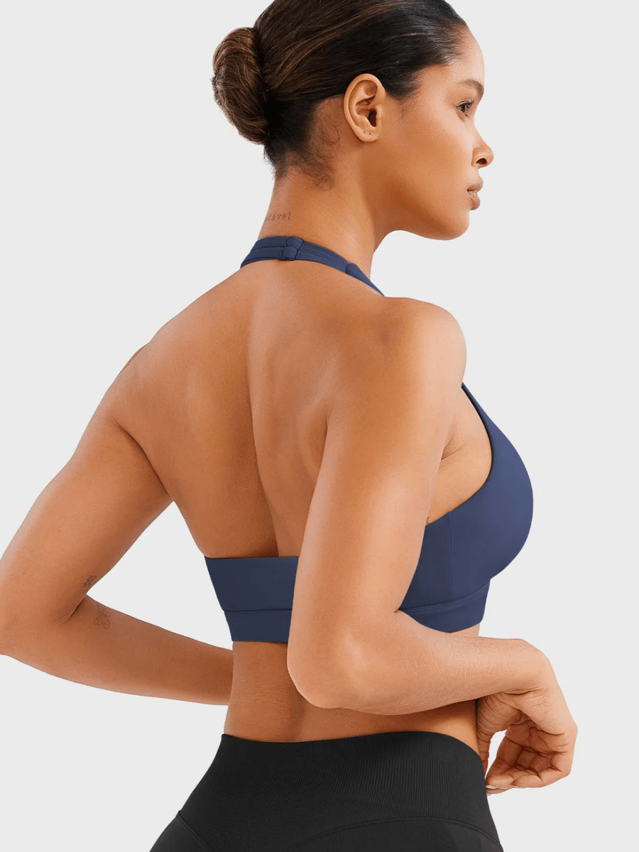 AMÍLIE™ SoftLift Halter Sports Bra - LEVEFIT