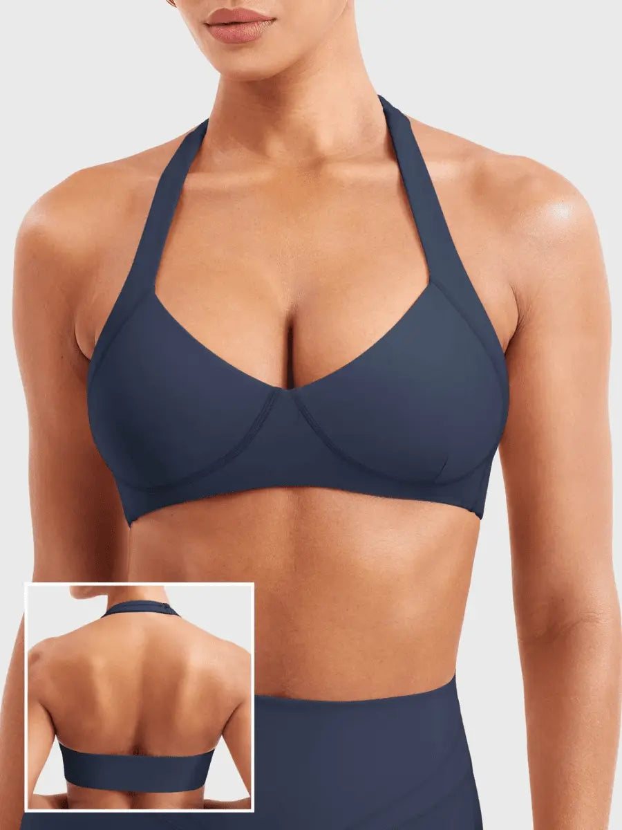 AURELIA™ Sculpt Halter Bra - LEVEFIT