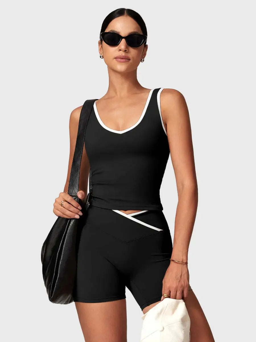 Set pantaloncini da ginnastica AUREVA™ – Nero - LEVEFIT