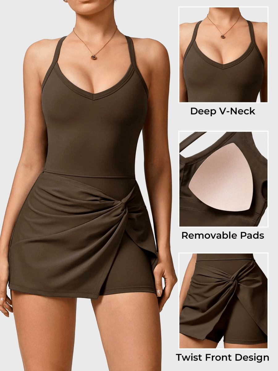 AURORA™ Zip Court Dress - LEVEFIT