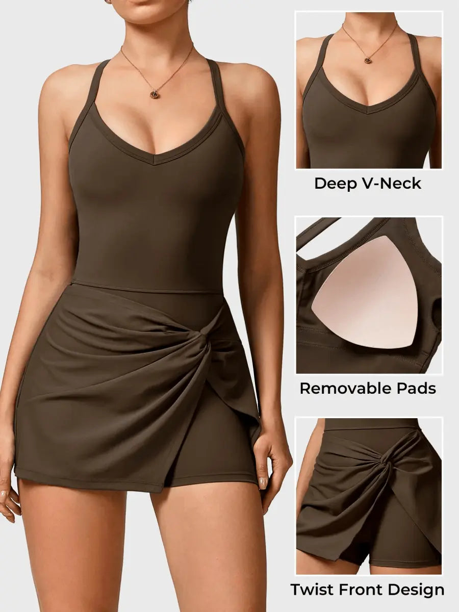 AURORA™ Zip Court Dress - LEVEFIT