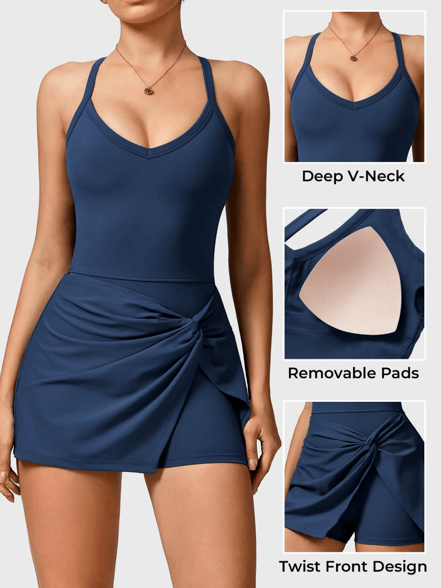 AURORA™ Zip Court Dress - LEVEFIT