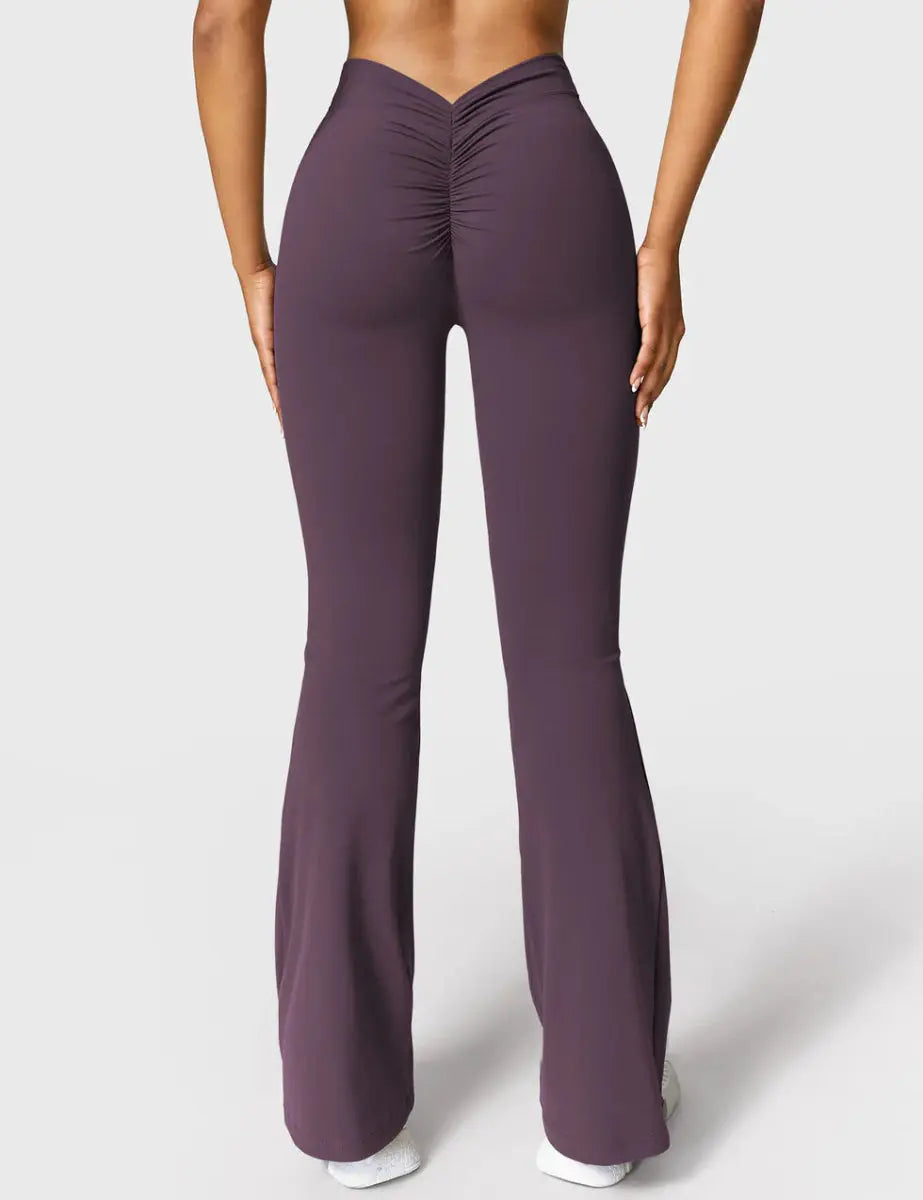 Curve® V – Leggings med utsvängda ben – Brombeer (31,5") – LEVEFIT