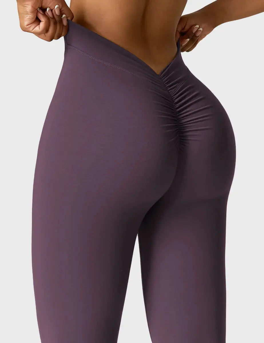 Curve® V – Leggings med utsvängda ben – Brombeer (31,5") – LEVEFIT