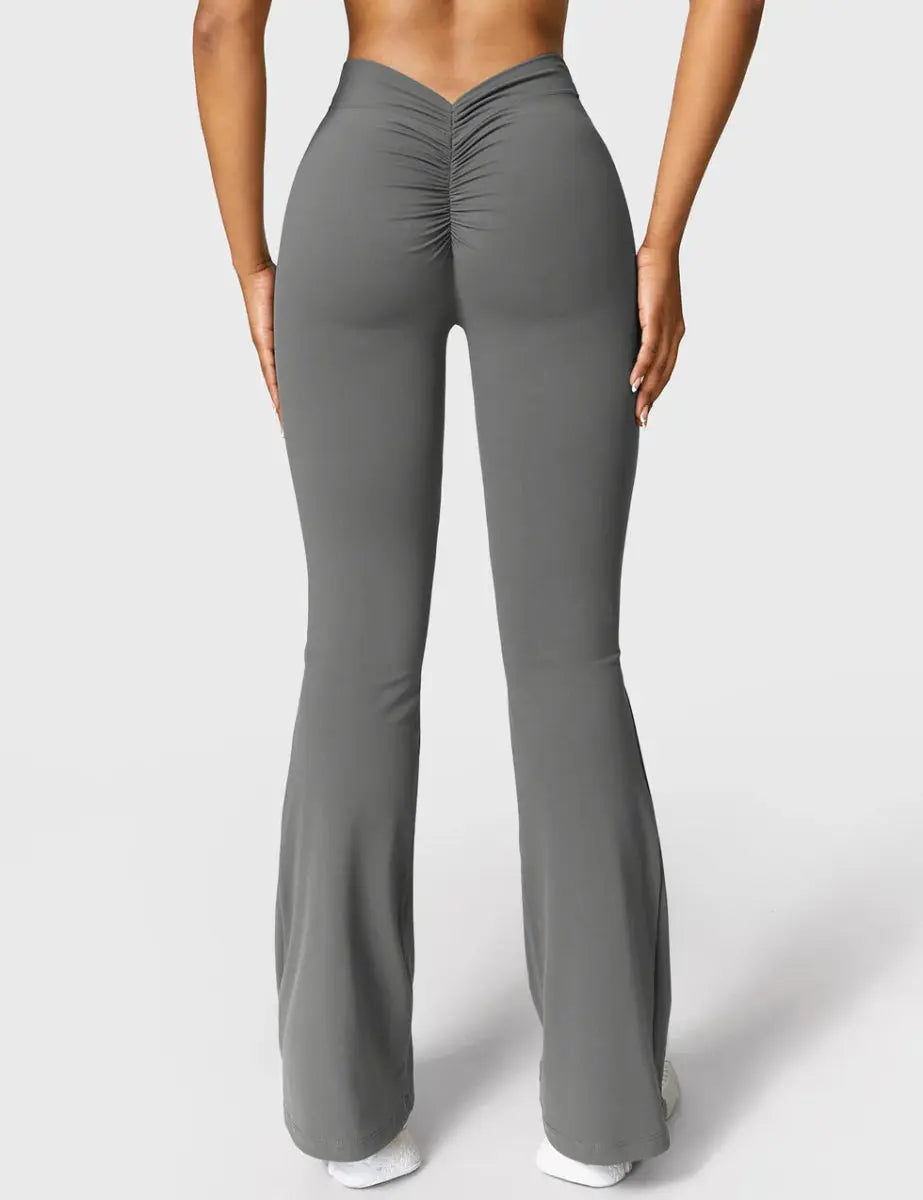 Curve® V - Leggings med udvidede ben bagtil – Grafitgrå (31,5") - LEVEFIT
