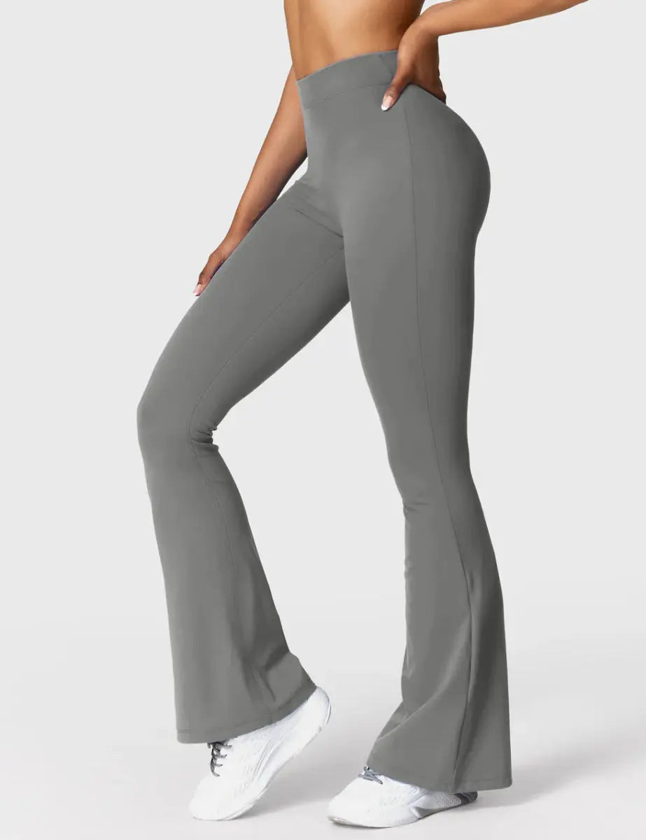 Curve® V - Leggings med udvidede ben bagtil – Grafitgrå (31,5") - LEVEFIT