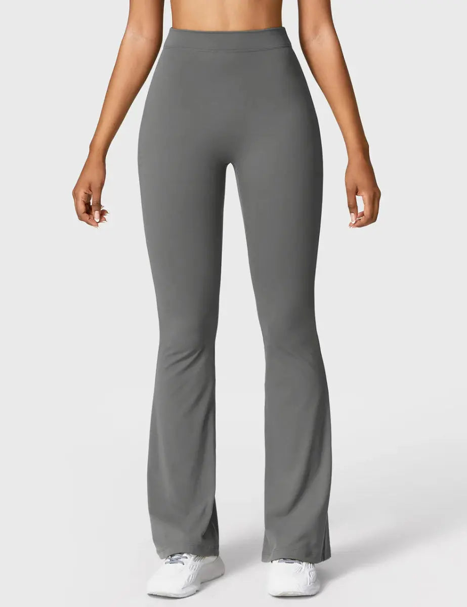 Curve® V - Leggings med udvidede ben bagtil – Grafitgrå (31,5") - LEVEFIT