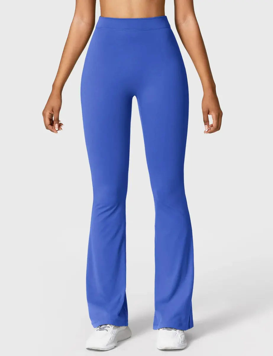 Curve® V - Leggings med udvidede ben bagtil – Kongeblå (31,5") - LEVEFIT