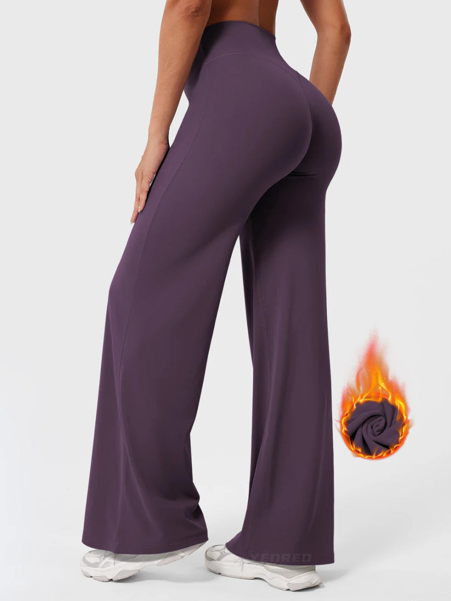 Ease® Straight Leg Leggings – Aubergine (30.5") - LEVEFIT