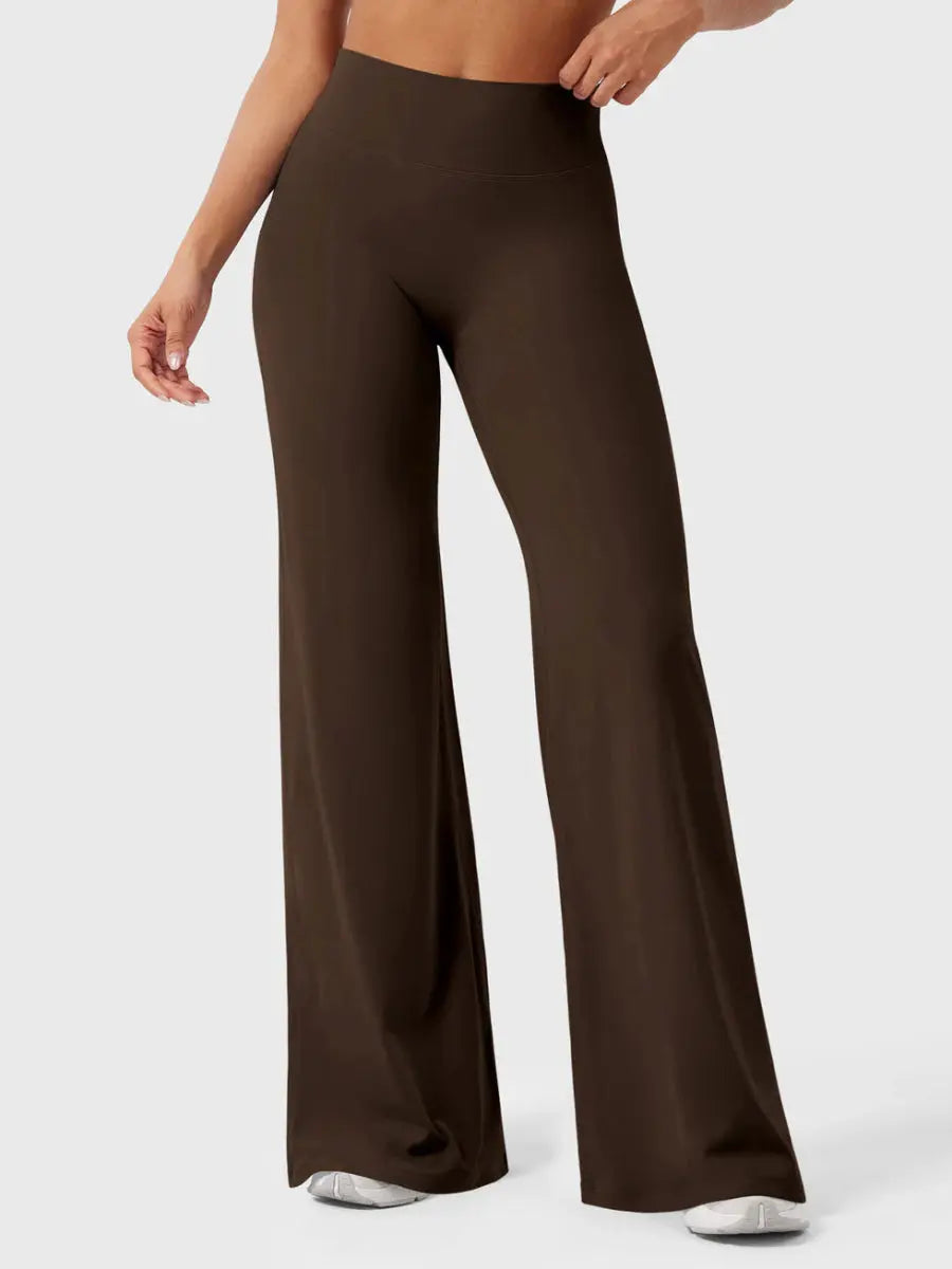 Ease® Leggings med lige ben – Kaffe - LEVEFIT