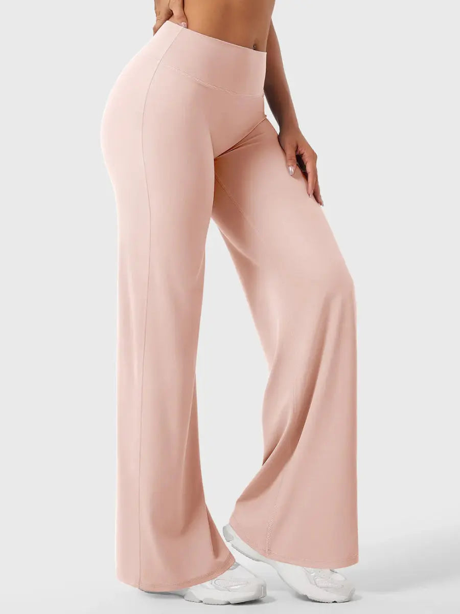 Leggings Ease® de perna reta – Rosa - LEVEFIT