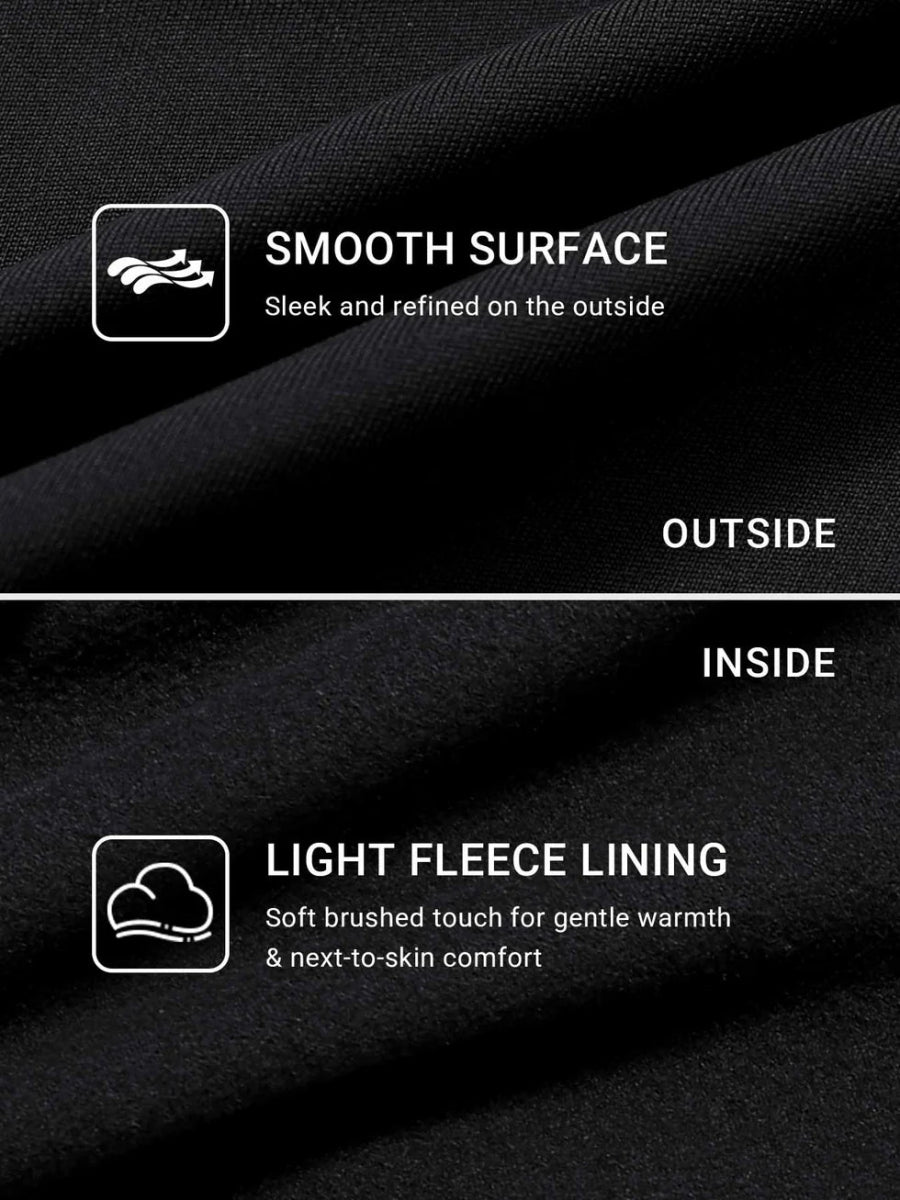Leggings Ease® de perna reta – Preto (77,5 cm) - LEVEFIT