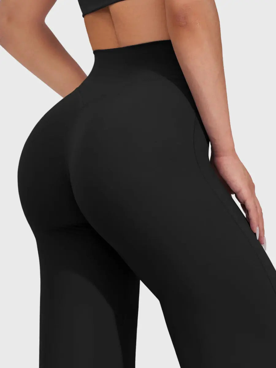 Leggings a gamba dritta Ease® – Nero - LEVEFIT