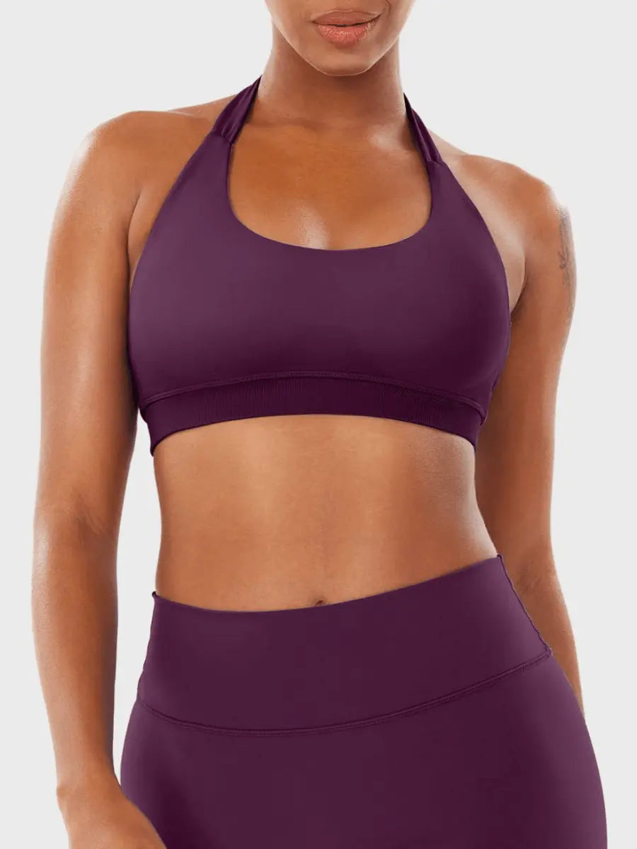 ELEIA™ Halter Sculpt Sports Bra - LEVEFIT