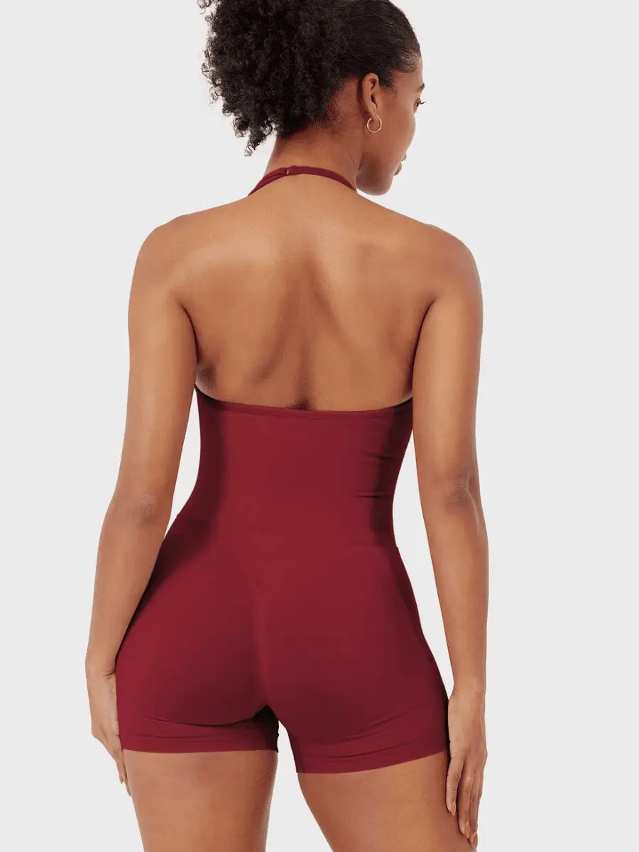 Macacão sem costuras com costas abertas ELYSA™ - LEVEFIT