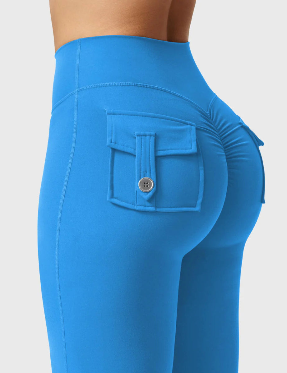 Flow® Flare Leggings – Blau - LEVEFIT