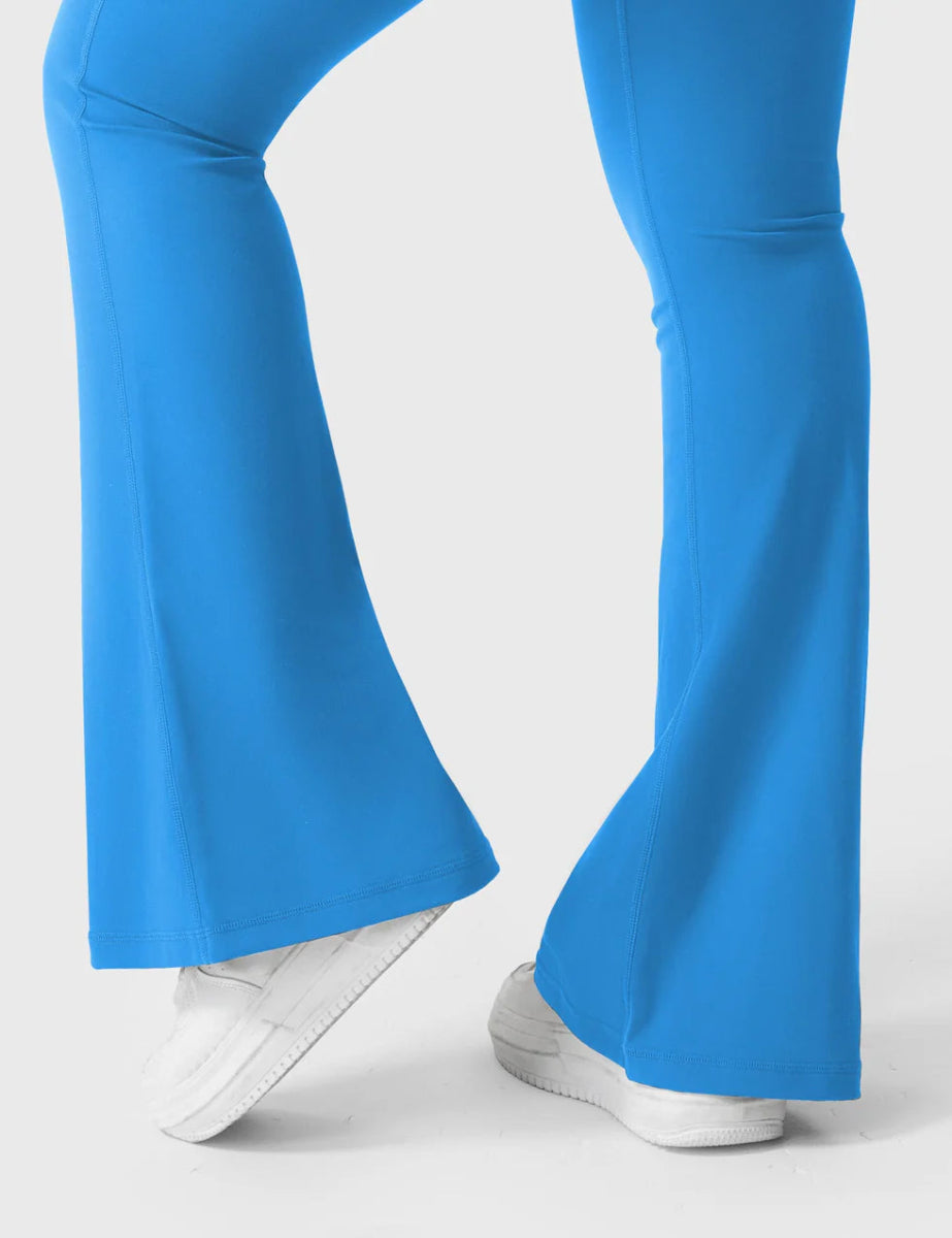Flow® Flare-leggings – Blå - LEVEFIT