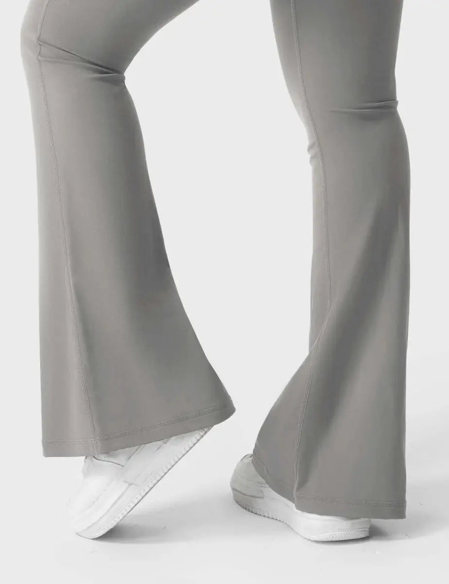 Flow® Flare Leggings – Graphite - LEVEFIT