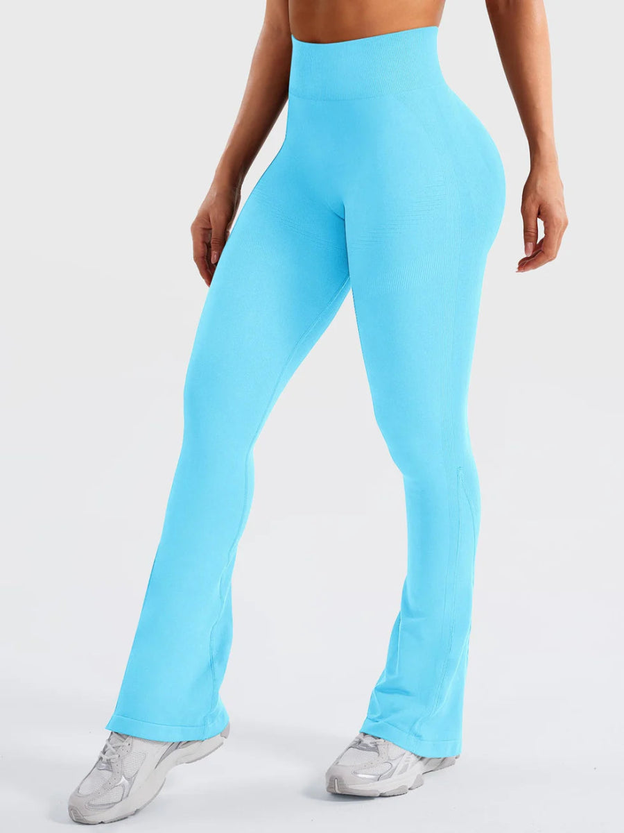 Flow® Mini Flare Leggings – Aqua (29.5") - LEVEFIT