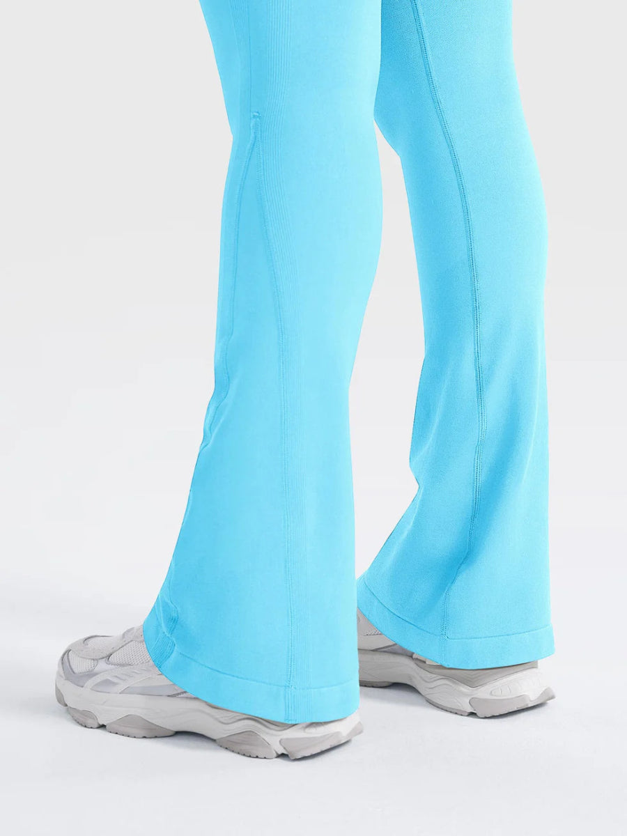 Flow® Mini Flare Leggings – Aqua (29.5") - LEVEFIT