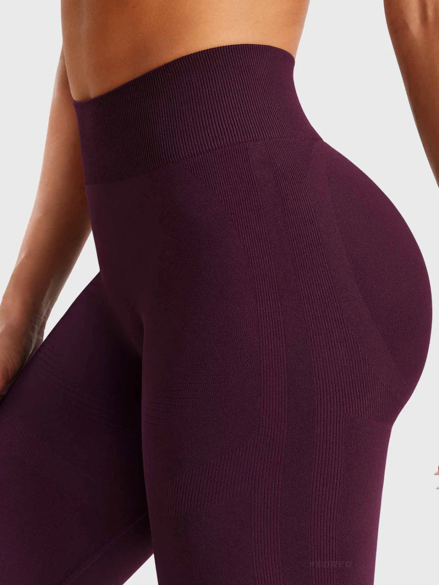 Flow® Mini Flare Leggings – Bordeaux (29.5") - LEVEFIT