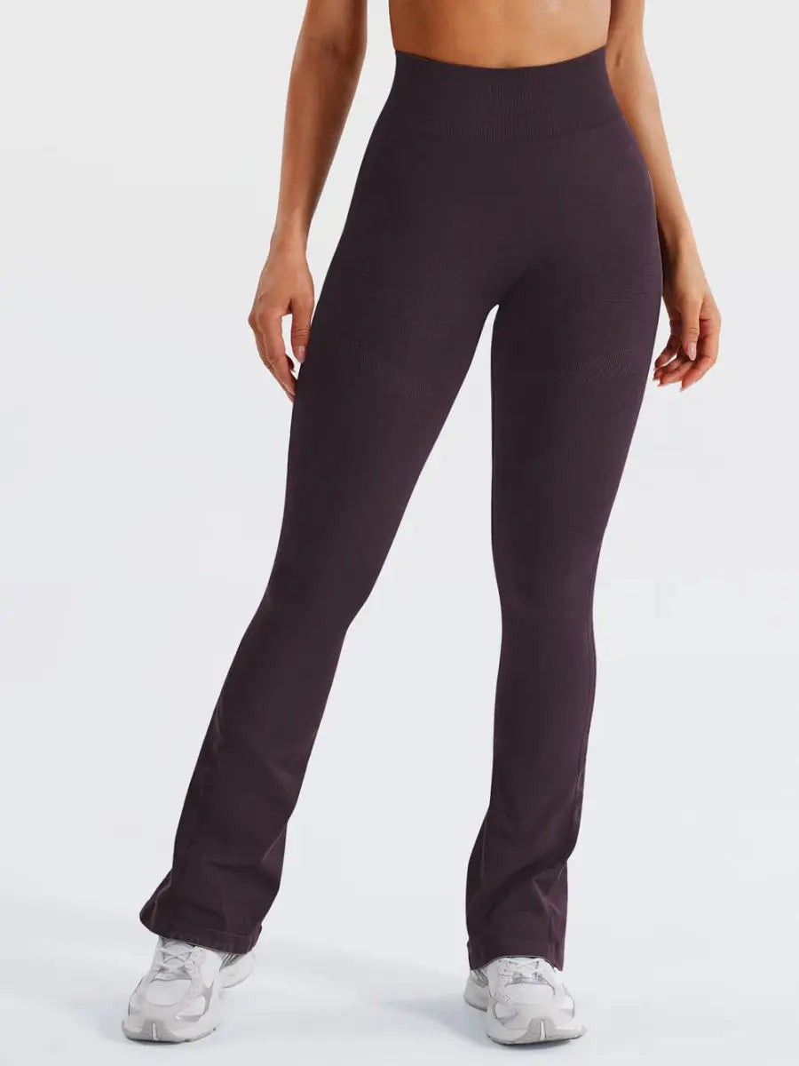 Flow® Mini Flare-leggings – Bordeauxbrun (75 cm) – LEVEFIT