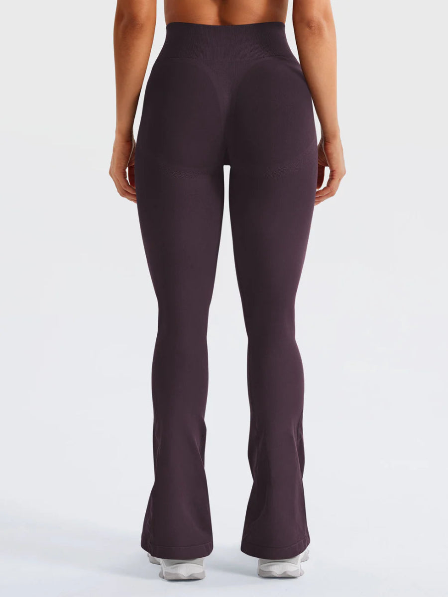 Flow® Mini Flare-leggings – Bordeauxbrun (75 cm) – LEVEFIT