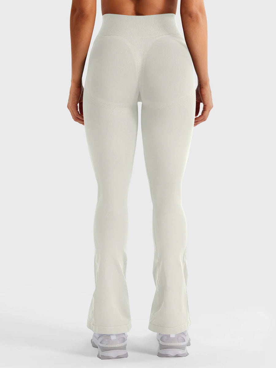 Flow® Mini Flare Leggings – Elfenbein (28") - LEVEFIT