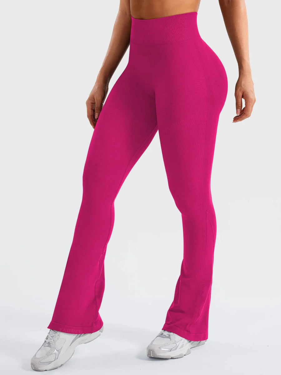 Flow® Mini Flare Leggings – Himbeerrosa (29.5") - LEVEFIT