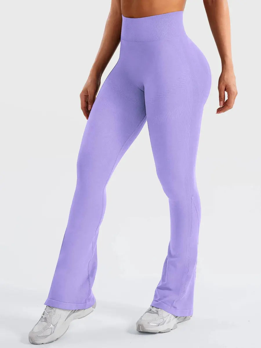Legginsy Flow® Mini Flare – lawendowe (29,5") – LEVEFIT