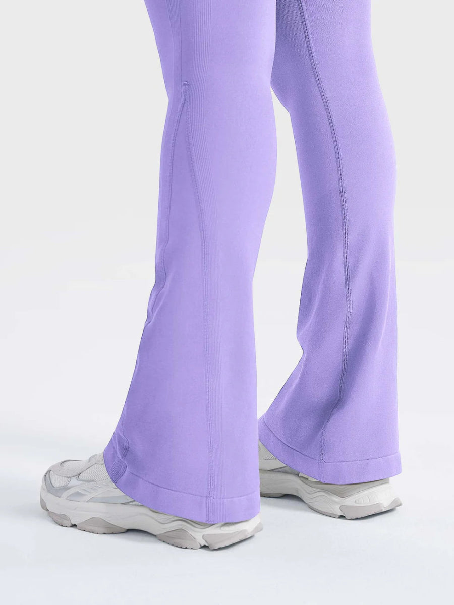 Legginsy Flow® Mini Flare – lawendowe (29,5") – LEVEFIT