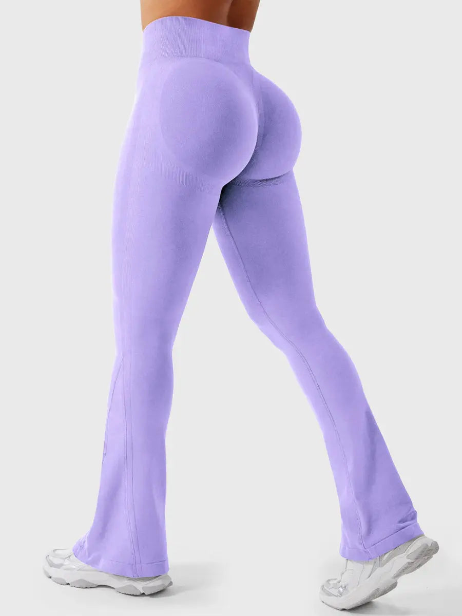 Legginsy Flow® Mini Flare – lawendowe (29,5") – LEVEFIT