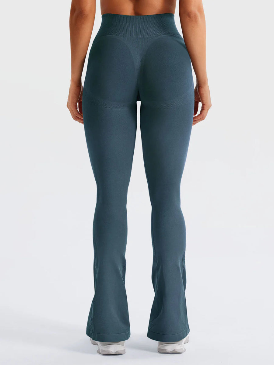 Flow® Mini Flare Leggings – Petrolgrün (29.5") - LEVEFIT