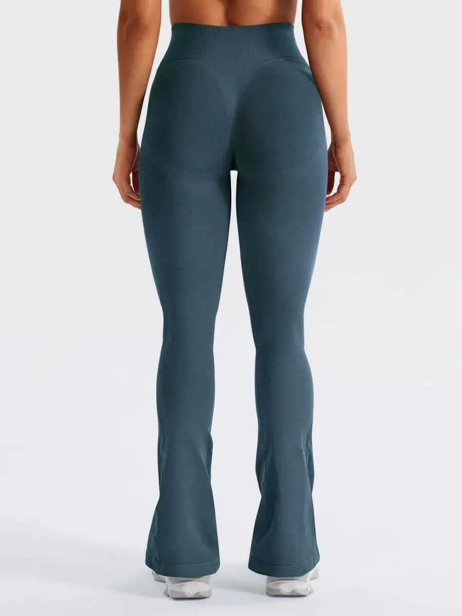 Flow® Mini Flare-leggings – Petrolgrön (29,5") – LEVEFIT
