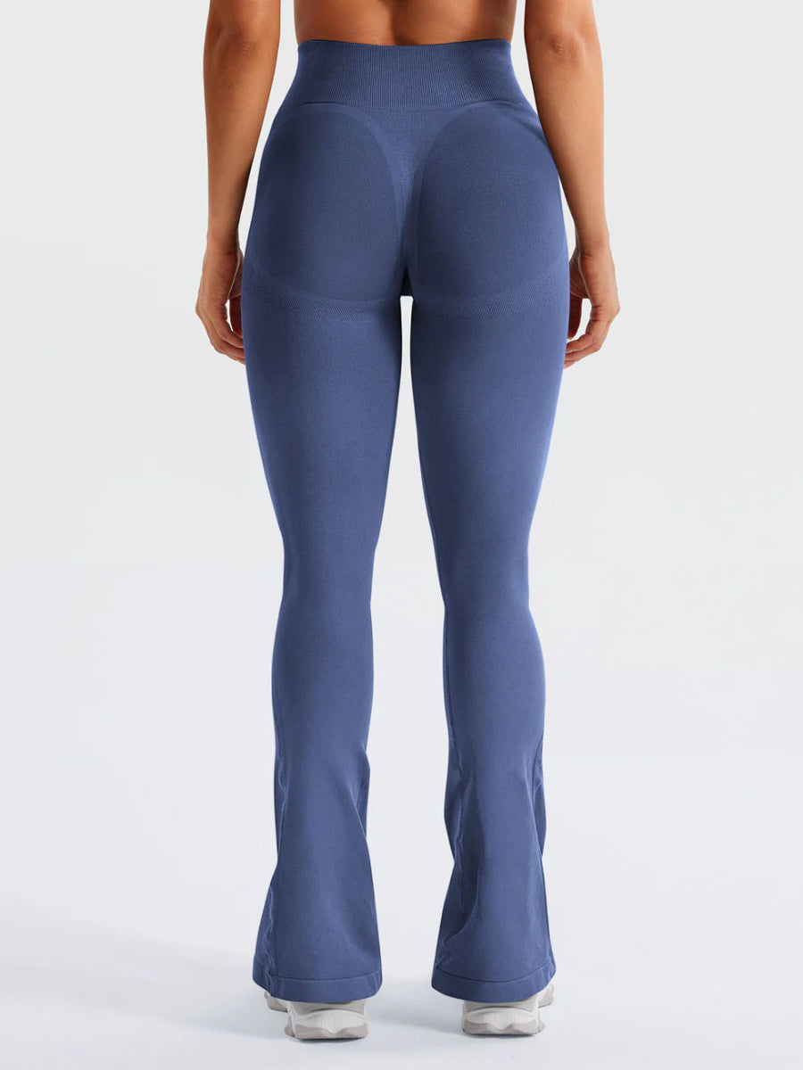 Flow® Mini Flare Leggings – Røgblå (29,5") - LEVEFIT