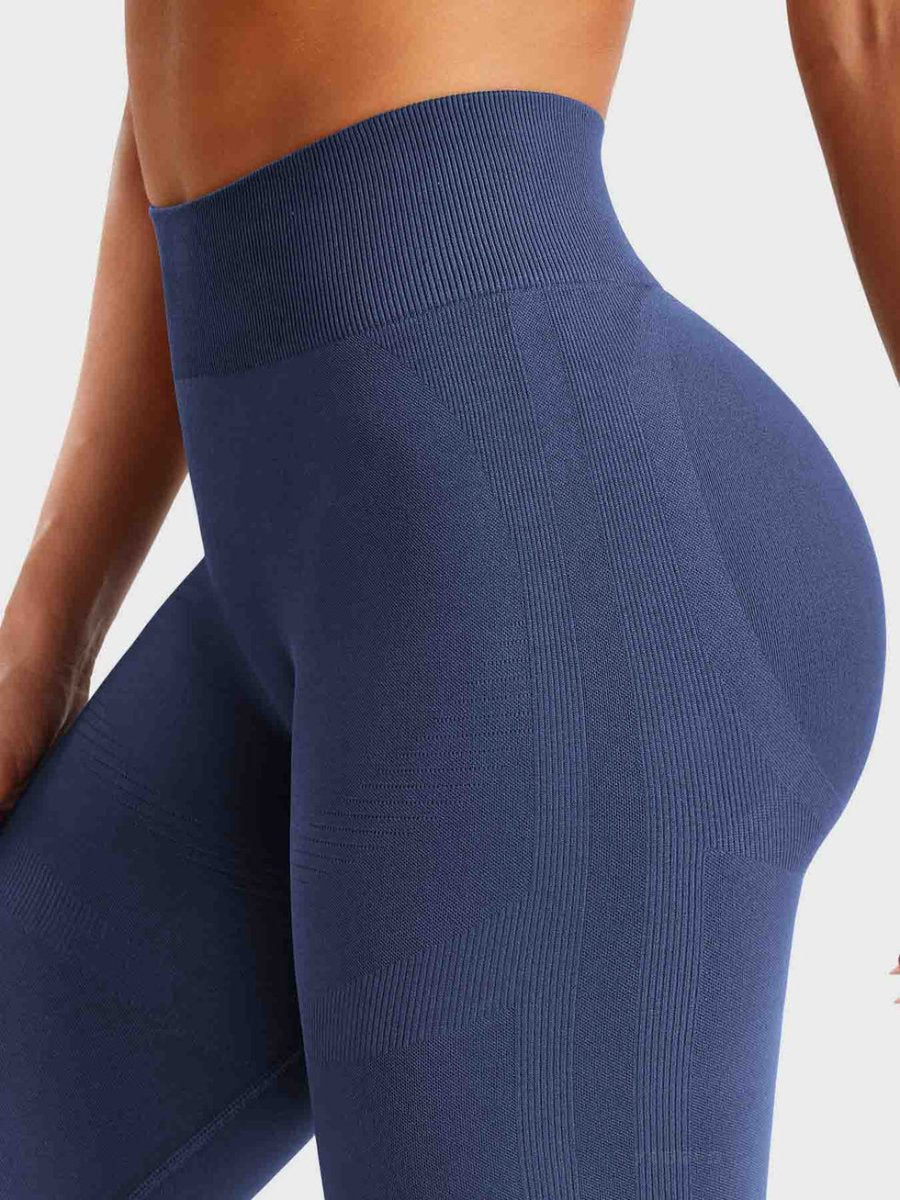 Flow® Mini Flare Leggings – Rauchblau (29.5") - LEVEFIT