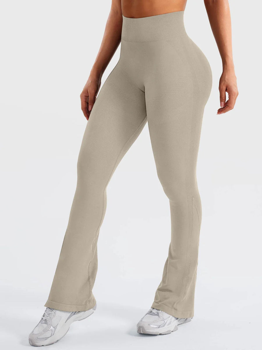 Flow® Mini Flare Leggings – Sandbeige (29.5") - LEVEFIT