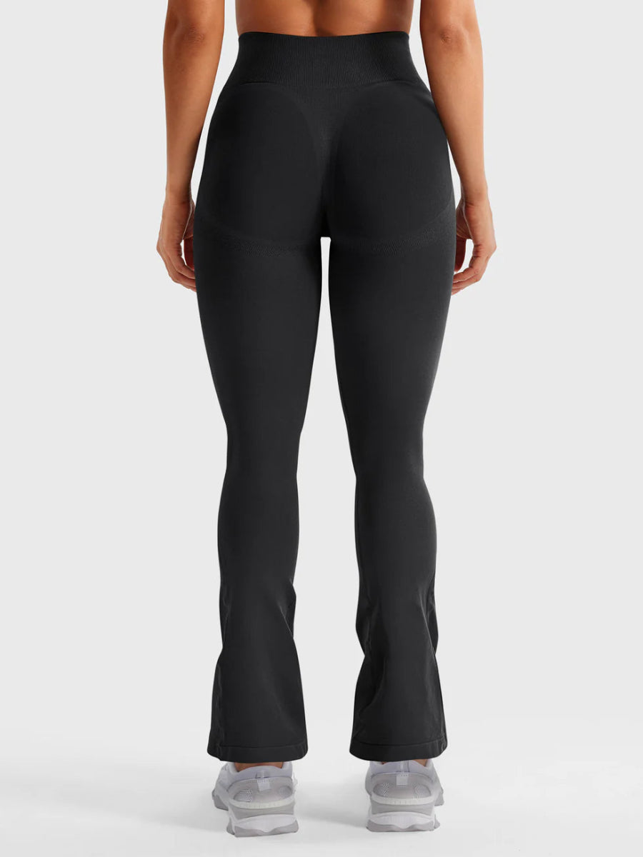Flow® Mini Flare Leggings – Schwarz (26") - LEVEFIT