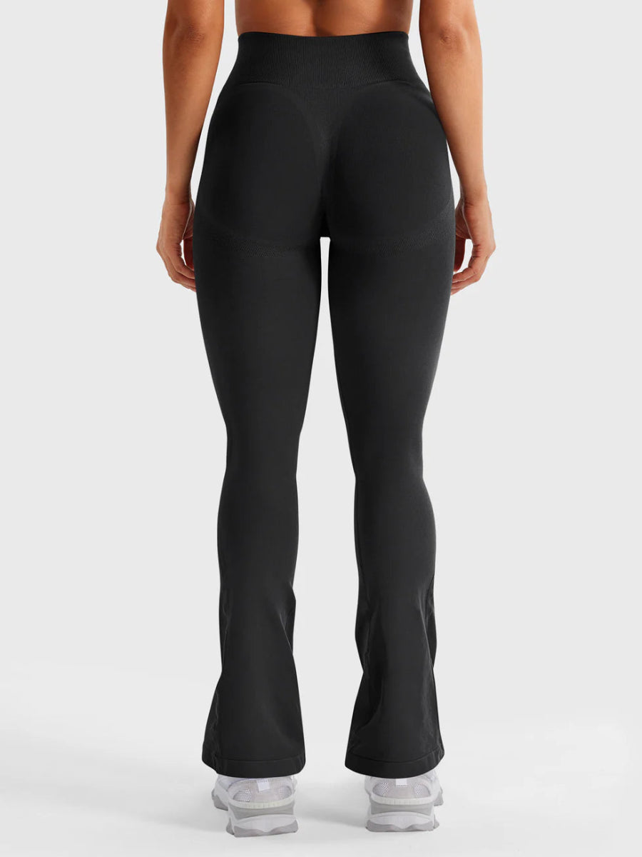 Flow® Mini Flare Leggings – Schwarz (28") - LEVEFIT