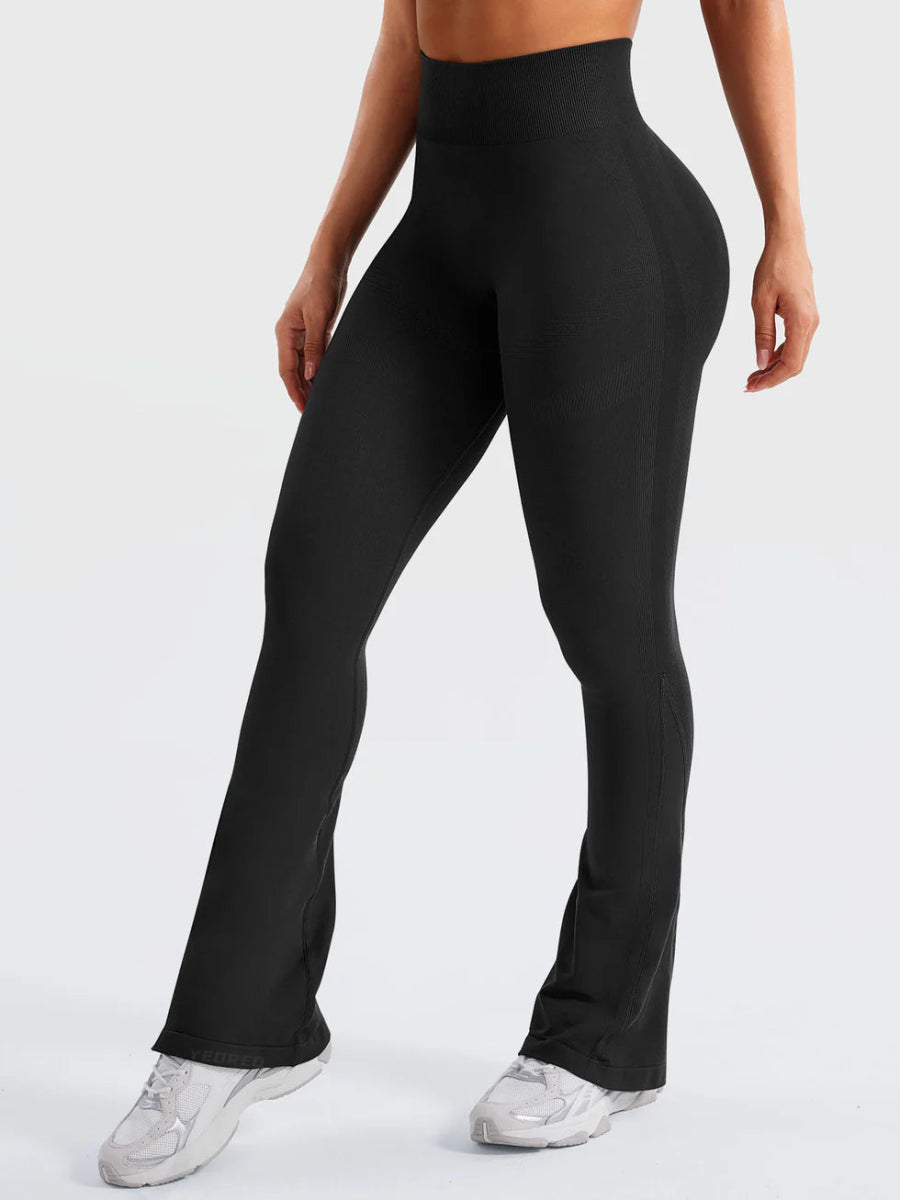 Flow® Mini Flare Leggings – Schwarz (29.5") - LEVEFIT