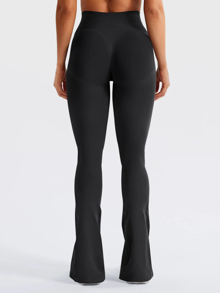 Flow® Mini Flare Leggings – Schwarz (32") - LEVEFIT