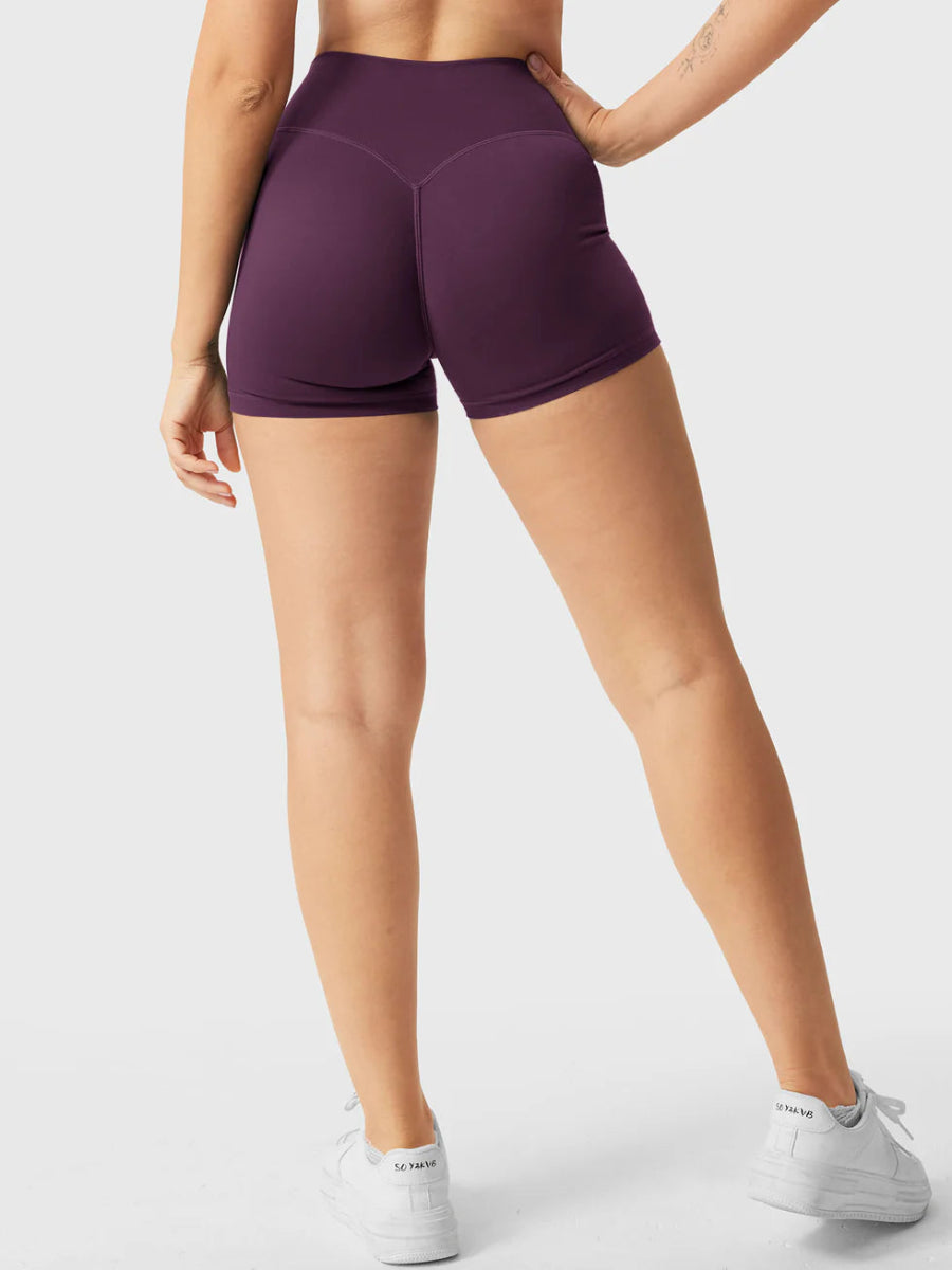 LeveFit™ AUREA Shorts 2.5" - Aubergine - LEVEFIT