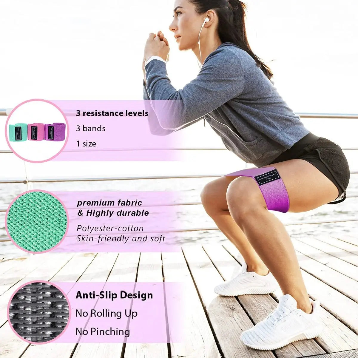 LeveFit™ GluteBand Pro Set - LEVEFIT