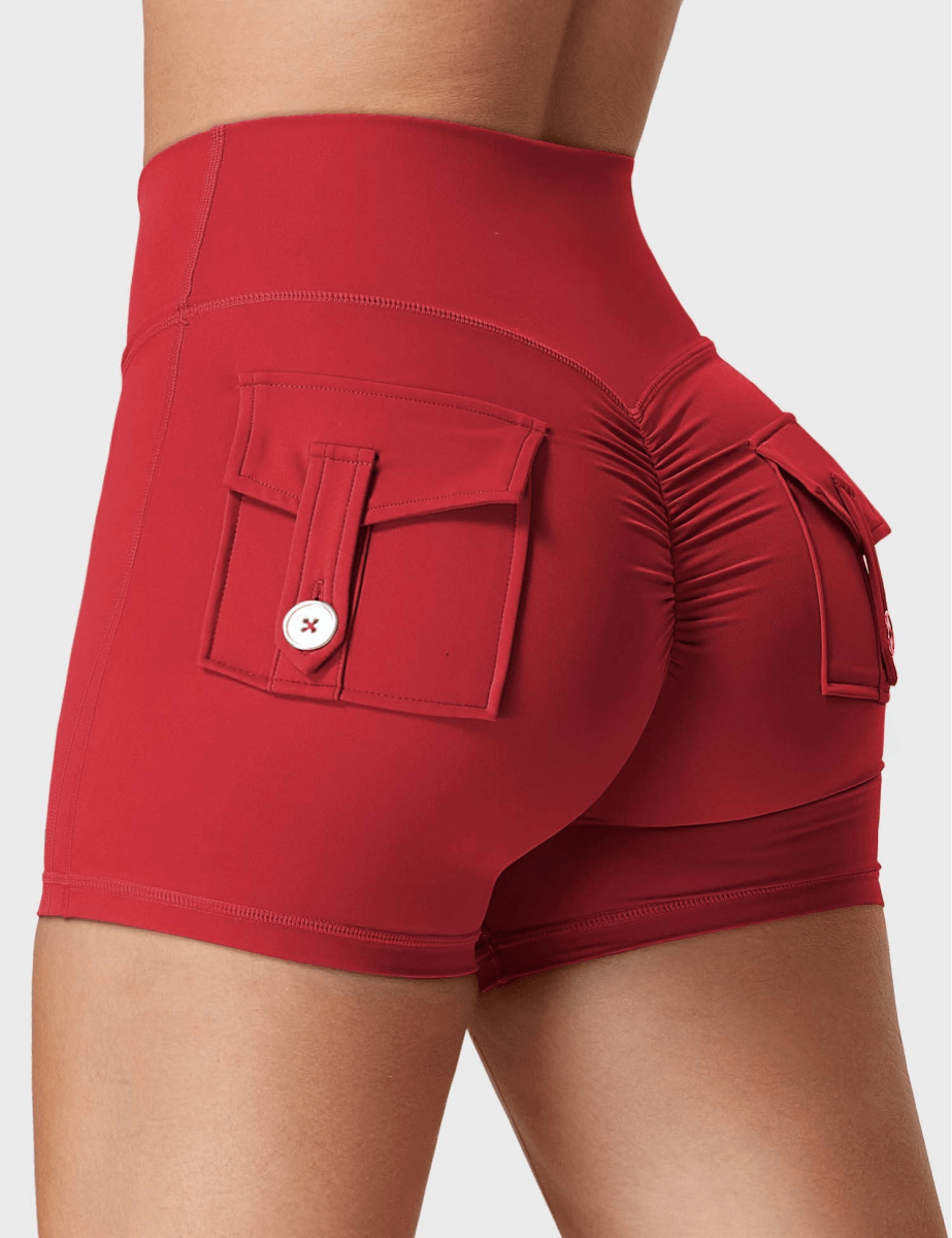 LeveFit™ MILLA Shorts 4,5" – Bordeauxrood - LEVEFIT
