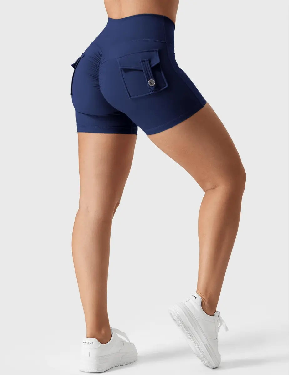 LeveFit™ MILLA Shorts 4.5" – Nachtblau - LEVEFIT