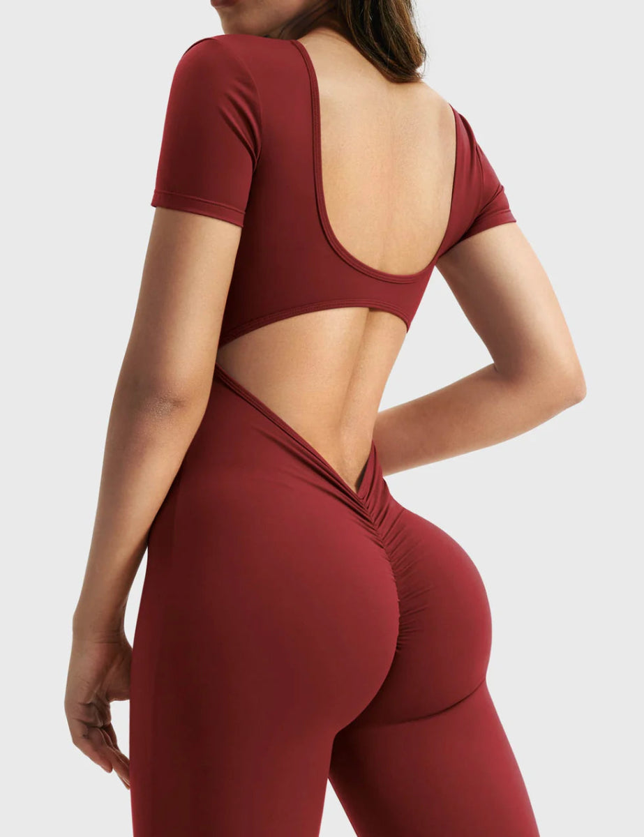 LÍVIA™ Softline Open-Back Jumpsuit - LEVEFIT