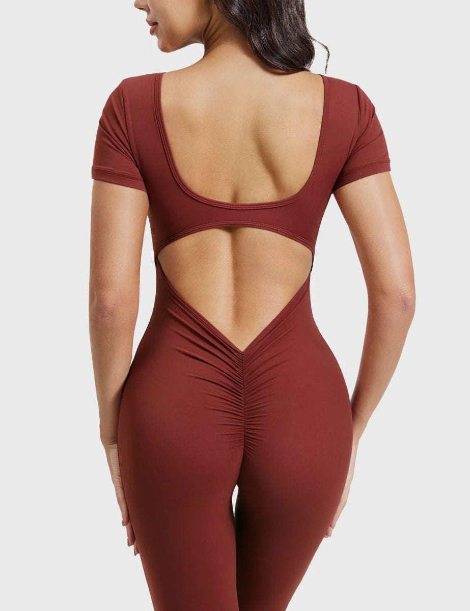 LÍVIA™ Softline Open - Back Jumpsuit - LEVEFIT